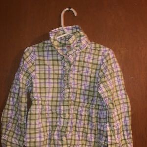 Long sleeve plaid button down